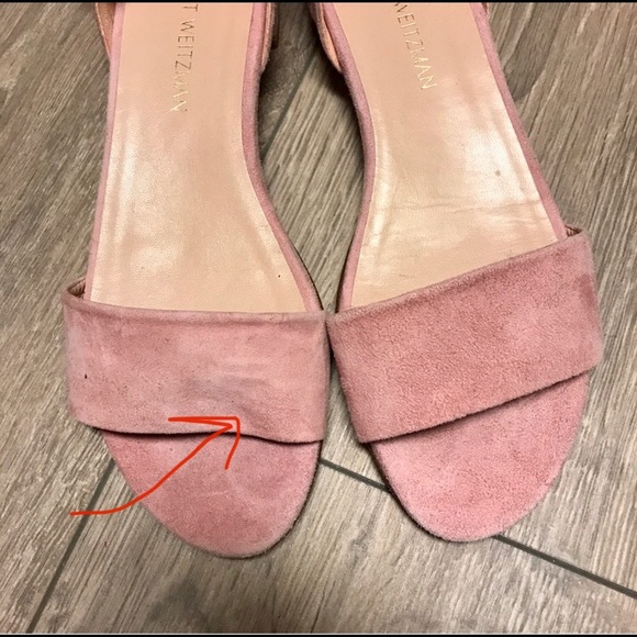 💗Stuart Weitzman pink suede sandals💗 - Picture 2 of 6